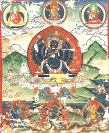 Thangka Tibet XVIIIe s. -Cliquez ici